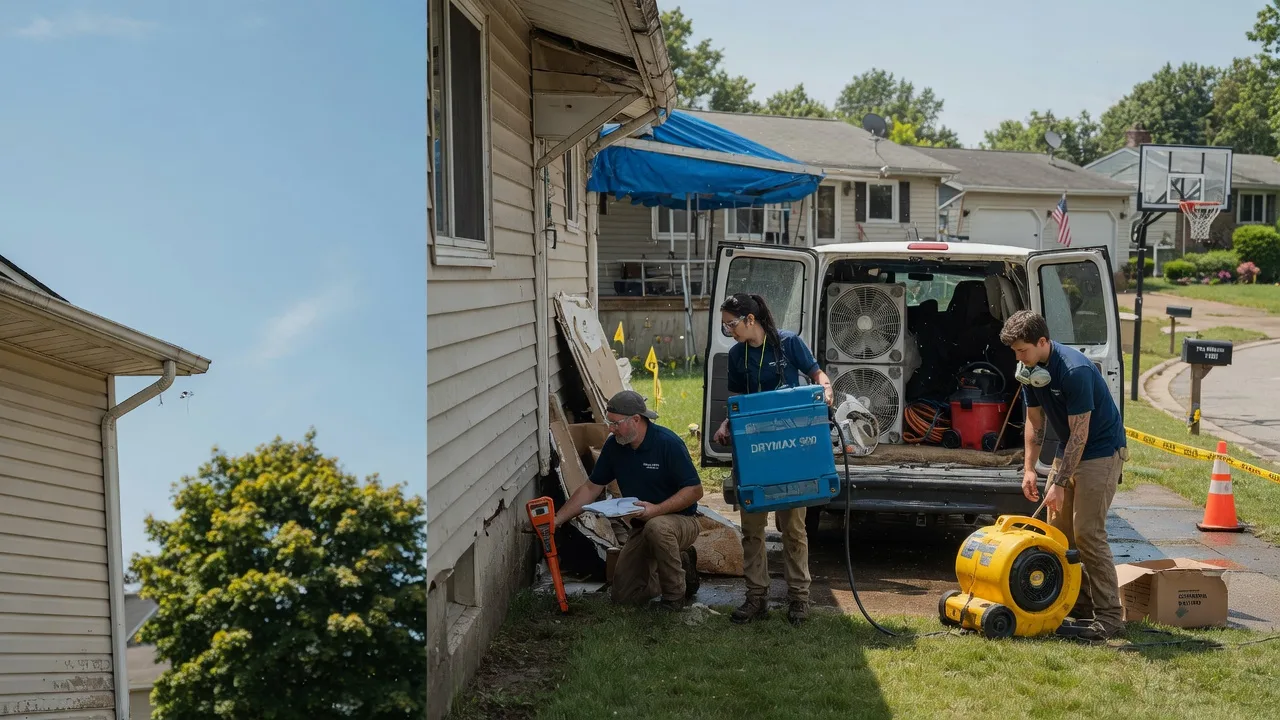 Ceiling Leak Cleanup in Breinigsville, PA near me