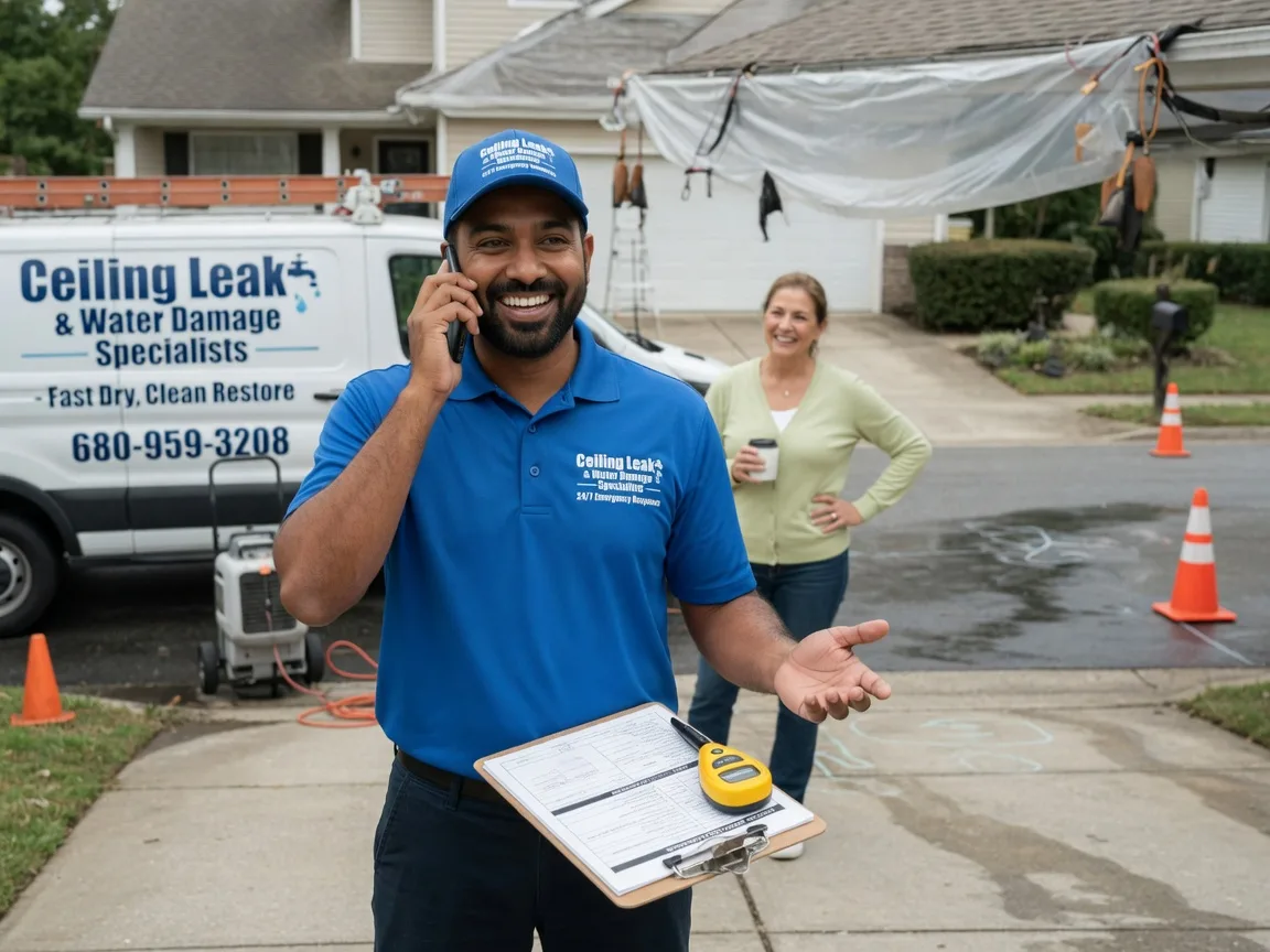 Ceiling Leak Cleanup Breinigsville, PA FAQs